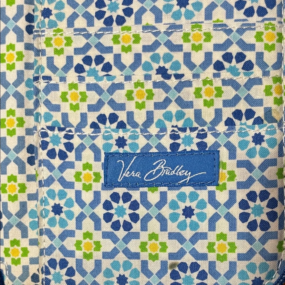 Vera Bradley Travel Organizer Wallet in Capri Blue - Picture 10 of 11